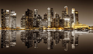 City Reflexion - 0150 - Wall Murals Printing - wall art