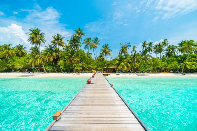 Tropical Island Dock - 02155 - Wall Murals Printing - wall art