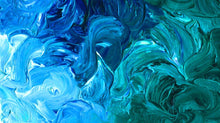 Blue Wave Painting - 0315 - Wall Murals Printing - wall art