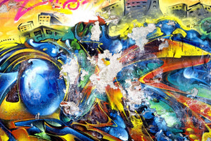 Abstract Graffiti Wall Mural - 0329 - Wall Murals Printing - wall art