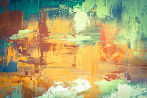 Abstract Color Painting 2  - 0333 - Wall Murals Printing - wall art