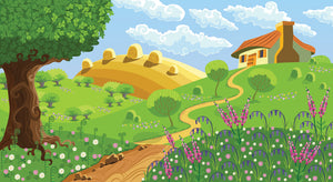 Farm Illustration - 041 - Wall Murals Printing - wall art