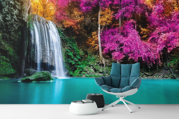Colorful WaterFall - 02101 - Wall Murals Printing - wall art