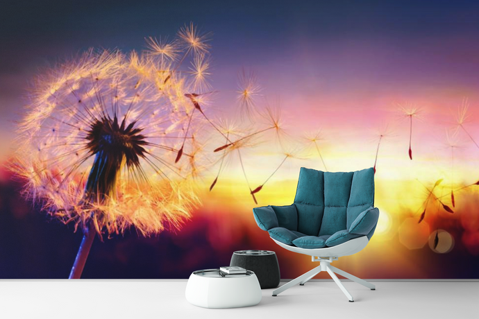 Flower Sunset - 02127 - Wall Murals Printing - wall art