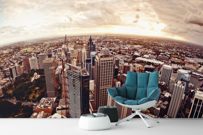 Vintage Cityscape  - 0113 - Wall Murals Printing - wall art