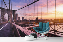 Bridge with sunset - 0148 - Wall Murals Printing - wall art