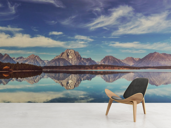 Mountains Reflexions - 0277 - Wall Murals Printing - wall art
