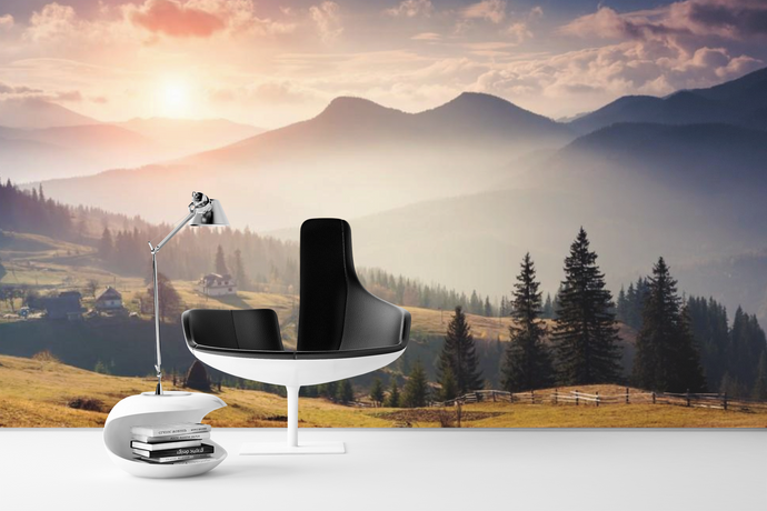 Foggy Mountain - 0237 - Wall Murals Printing - wall art