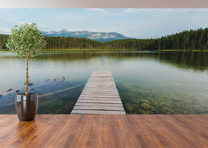 Dock on the Lake - 02143 - Wall Murals Printing - wall art