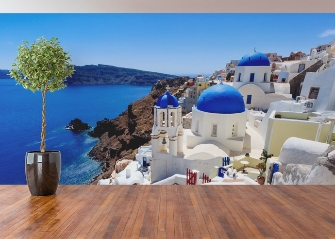 Greece Water Landscape - 0117 - Wall Murals Printing - wall art