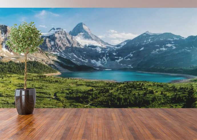 Mountains & Lake Panoramic - 0294 - Wall Murals Printing - wall art