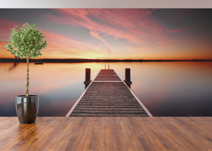 Sunset from the Dock  - 02225 - Wall Murals Printing - wall art