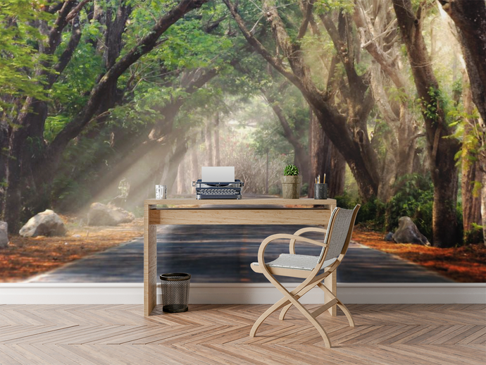 Road in the Forest - 02119 - Wall Murals Printing - wall art