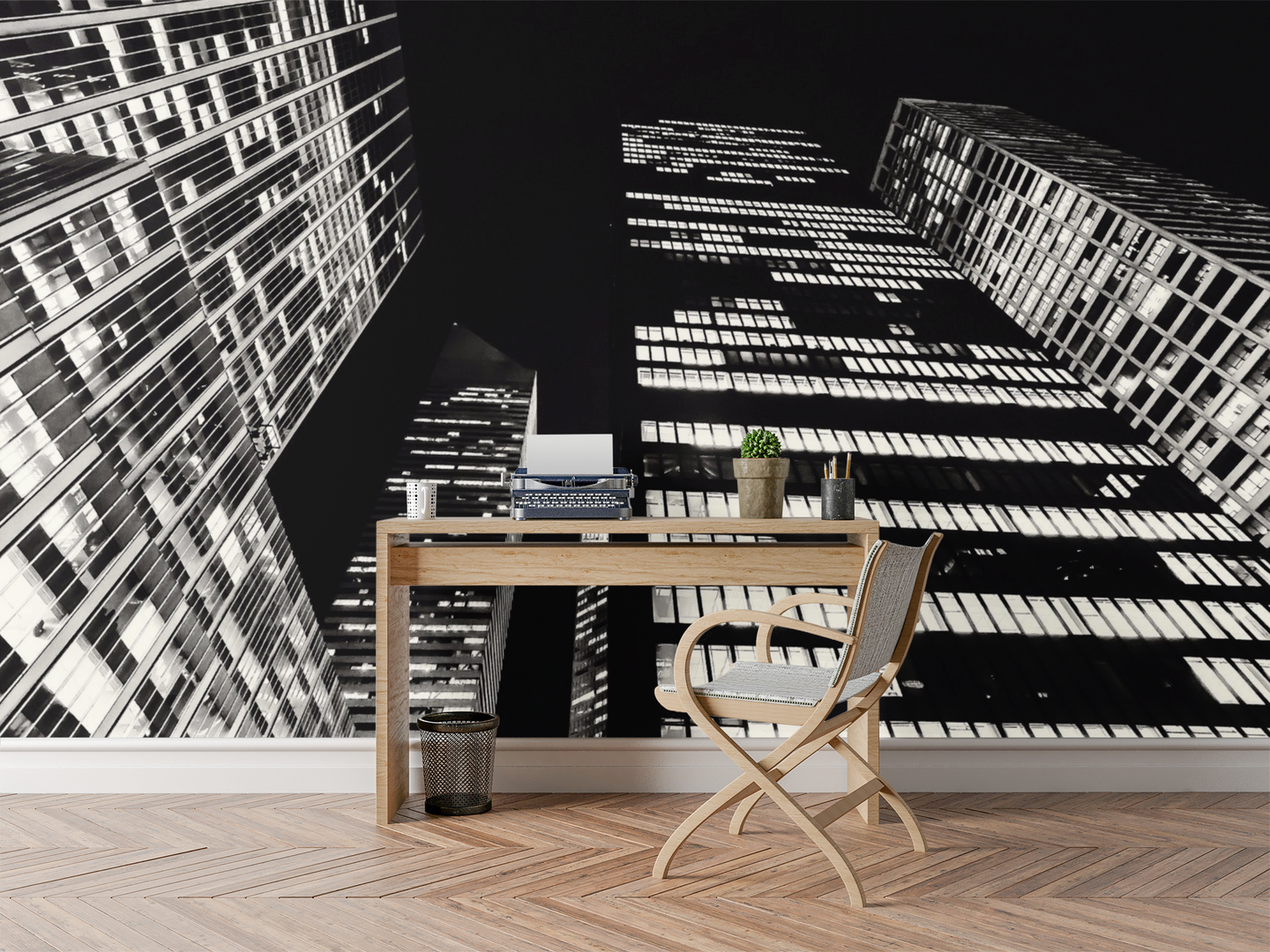 Black & White Building - 0193 - Wall Murals Printing - wall art