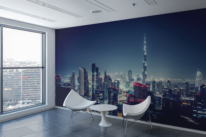 Dubai at night - 0130 - Wall Murals Printing - wall art