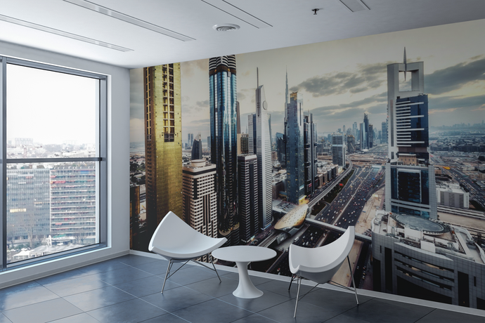 Modern City - 0196 - Wall Murals Printing - wall art