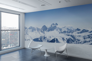 Snow Mountain Panoramic - 0289 - Wall Murals Printing - wall art