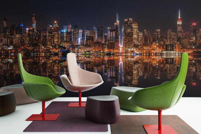 City At night - 0126 - Wall Murals Printing - wall art