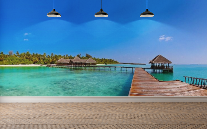 Dock Panoramic - 02129 - Wall Murals Printing - wall art