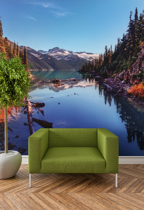 Lake and Mountains - 02111 - Wall Murals Printing - wall art