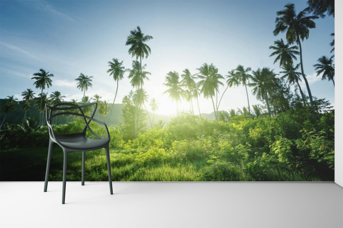 Palm Trees in the Sun - 02123 - Wall Murals Printing - wall art