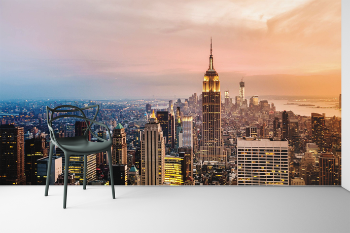 Sunset New York  - 0111 - Wall Murals Printing - wall art