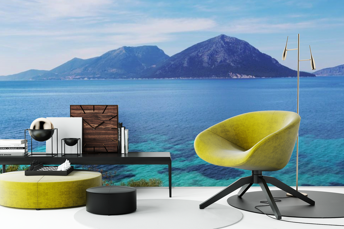 Water & Mountains - 0262 - Wall Murals Printing - wall art