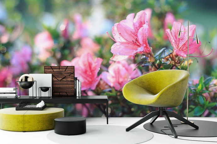 Pink Flowers - 0242 - Wall Murals Printing - wall art
