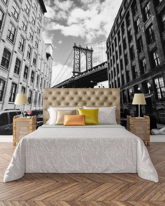 Black & White Street - 0171 - Wall Murals Printing - wall art