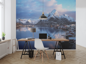 Village by the mountains  - 02234 - Wall Murals Printing - wall art