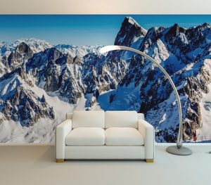 Mountains with Snow - 0284 - Wall Murals Printing - wall art
