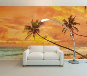 Sunset Palm Trees - 02121 - Wall Murals Printing - wall art