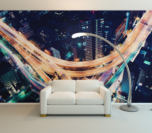 Highway from top - 0136 - Wall Murals Printing - wall art